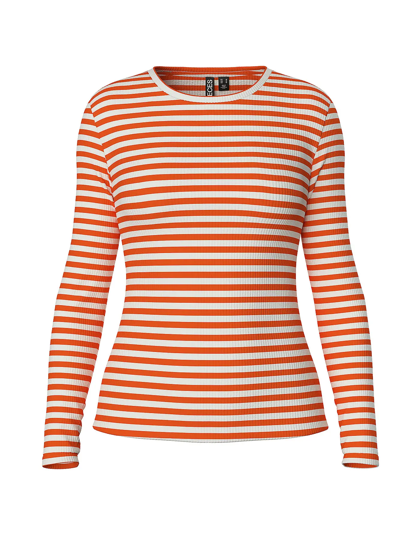 PIECES | Langarmshirt PCRUKA | orange